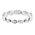 Bezel-Set Eternity Band
