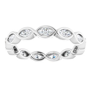 Bezel-Set Eternity Band
