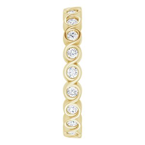 Bezel-Set Eternity Band
