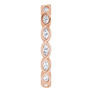 Bezel-Set Eternity Band
