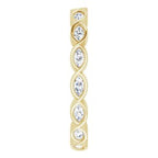 Bezel-Set Eternity Band