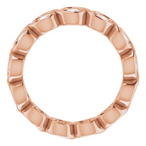 Bezel-Set Eternity Band