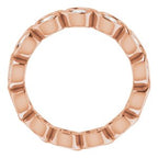Bezel-Set Eternity Band