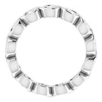 Bezel-Set Eternity Band