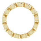 Bezel-Set Eternity Band