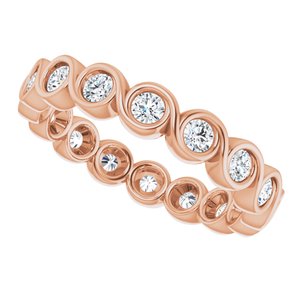 Bezel-Set Eternity Band