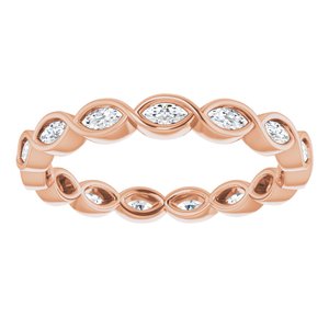 Bezel-Set Eternity Band