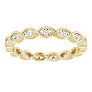 Bezel-Set Eternity Band