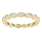 Bezel-Set Eternity Band
