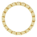Bezel-Set Eternity Band