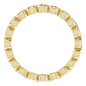 Bezel-Set Eternity Band