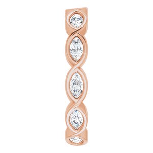 Bezel-Set Eternity Band