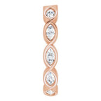 Bezel-Set Eternity Band