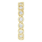 Bezel-Set Eternity Band