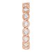 Bezel-Set Eternity Band