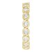 Bezel-Set Eternity Band