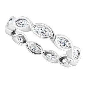 Bezel-Set Eternity Band