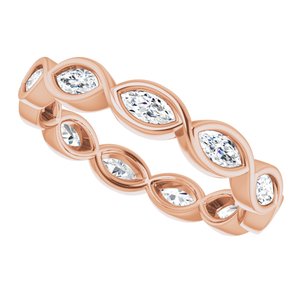 Bezel-Set Eternity Band
