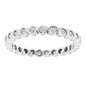 Bezel-Set Eternity Band