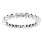 Bezel-Set Eternity Band