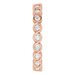 Bezel-Set Eternity Band