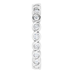 Bezel-Set Eternity Band