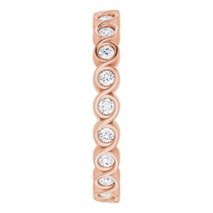 Bezel-Set Eternity Band