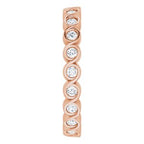 Bezel-Set Eternity Band