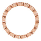 Bezel-Set Eternity Band