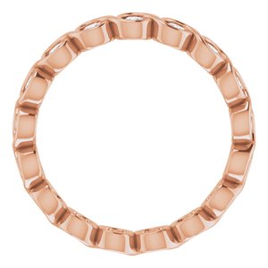 Bezel-Set Eternity Band