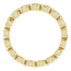 Bezel-Set Eternity Band