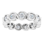Bezel-Set Eternity Band