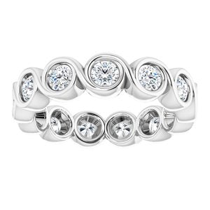 Bezel-Set Eternity Band