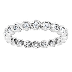 Bezel-Set Eternity Band