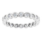 Bezel-Set Eternity Band