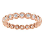 Bezel-Set Eternity Band