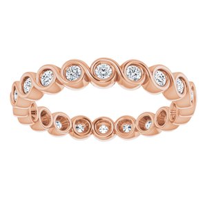 Bezel-Set Eternity Band