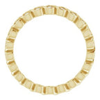 Bezel-Set Eternity Band