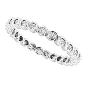 Bezel-Set Eternity Band
