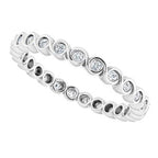Bezel-Set Eternity Band