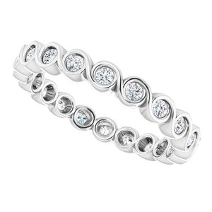 Bezel-Set Eternity Band