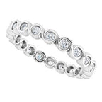 Bezel-Set Eternity Band