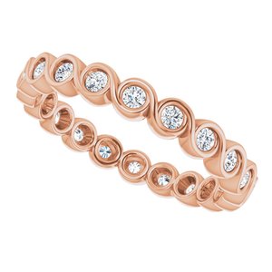 Bezel-Set Eternity Band