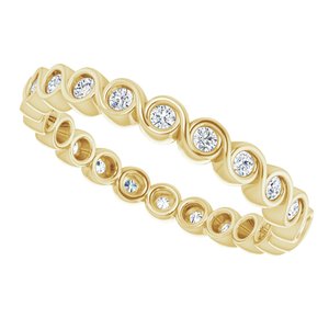Bezel-Set Eternity Band