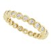 Bezel-Set Eternity Band
