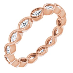 Bezel-Set Eternity Band