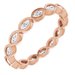 Bezel-Set Eternity Band
