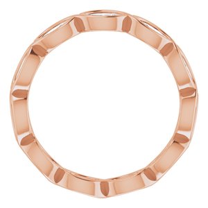 Bezel-Set Eternity Band