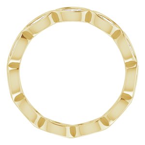 Bezel-Set Eternity Band