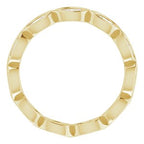 Bezel-Set Eternity Band
